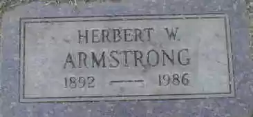 HWA grave stone